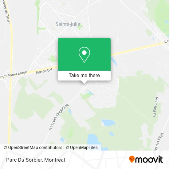 Parc Du Sorbier map
