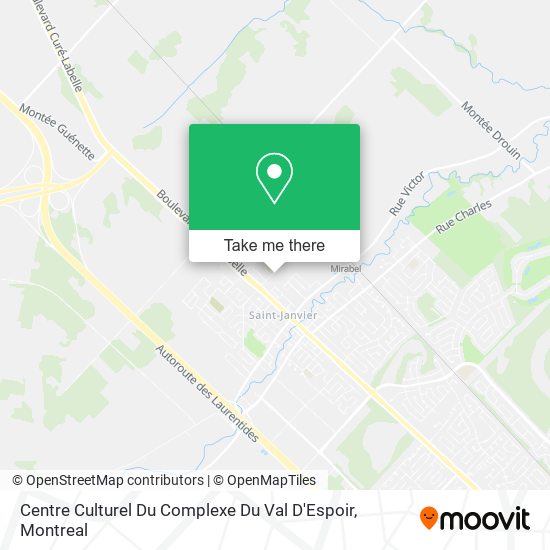 Centre Culturel Du Complexe Du Val D'Espoir map