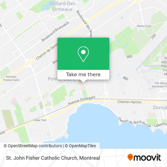 St. John Fisher Catholic Church map