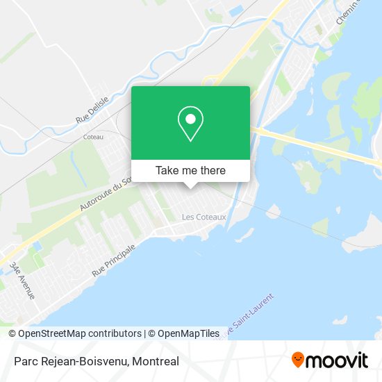 Parc Rejean-Boisvenu map