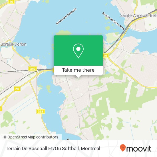 Terrain De Baseball Et / Ou Softball map