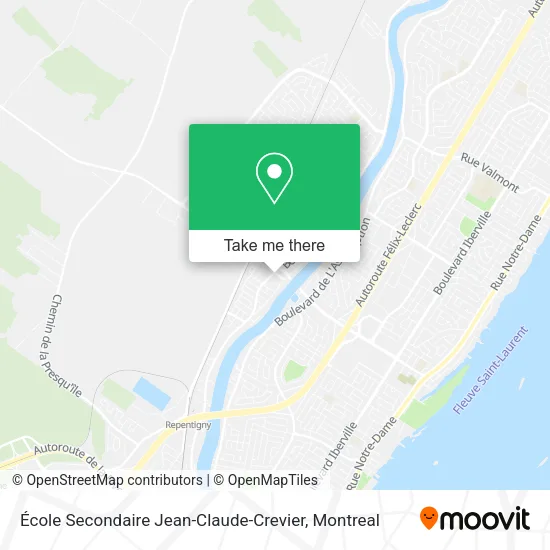 École Secondaire Jean-Claude-Crevier map