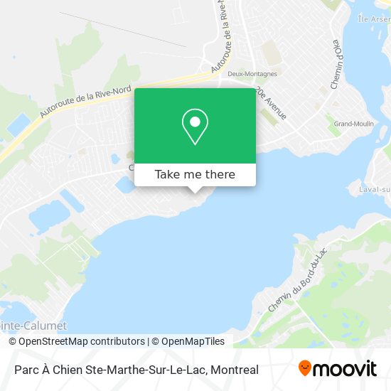 Parc À Chien Ste-Marthe-Sur-Le-Lac map