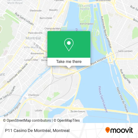 P11 Casino De Montréal map