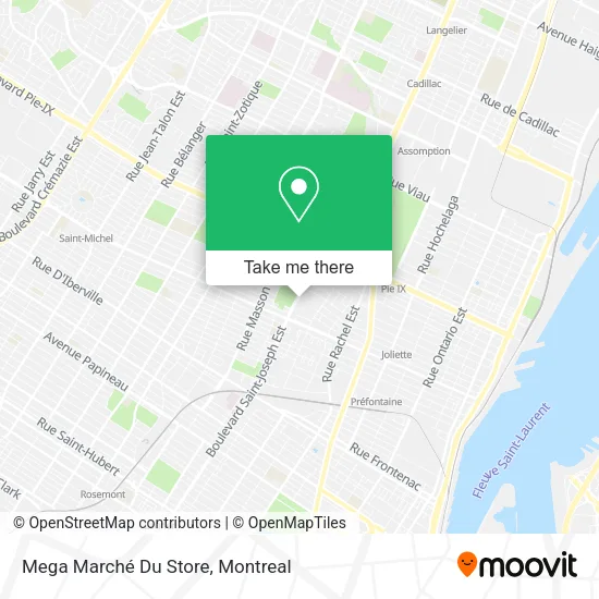 Mega Marché Du Store map