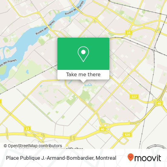 Place Publique J.-Armand-Bombardier map