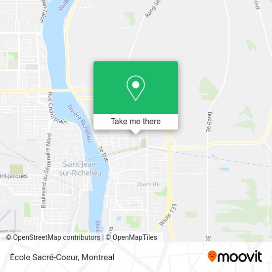 École Sacré-Coeur map