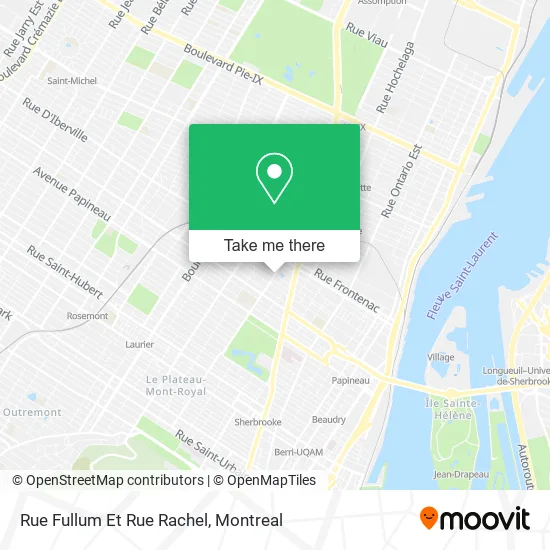 Rue Fullum Et Rue Rachel map