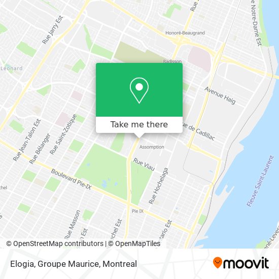 Elogia, Groupe Maurice map