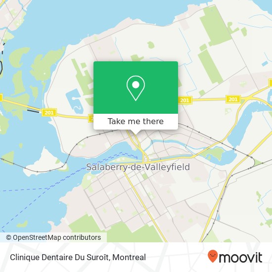 Clinique Dentaire Du Suroît map
