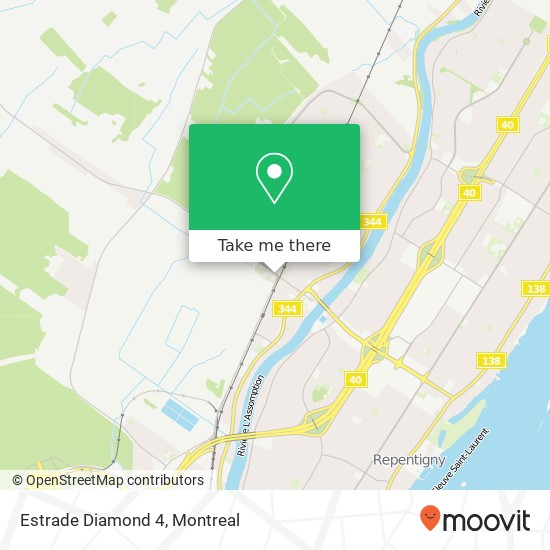Estrade Diamond 4 map
