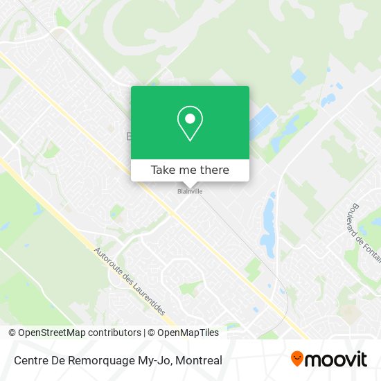 Centre De Remorquage My-Jo map