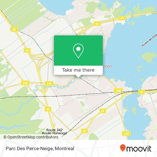 Parc Des Perce-Neige map