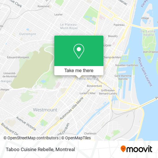 Taboo Cuisine Rebelle map