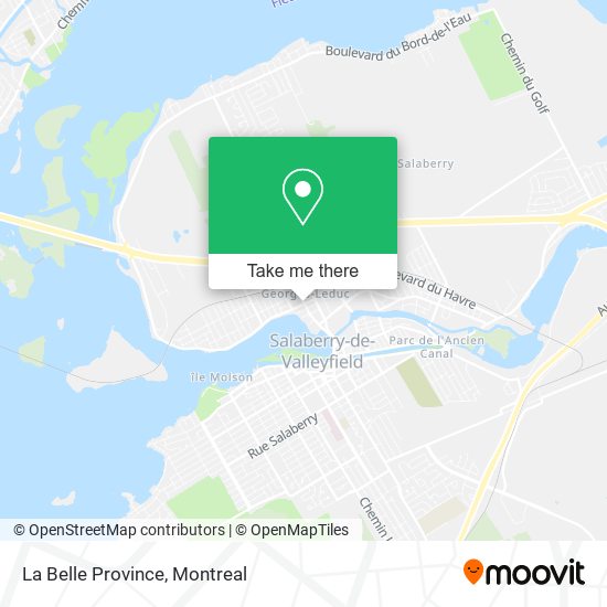 La Belle Province map