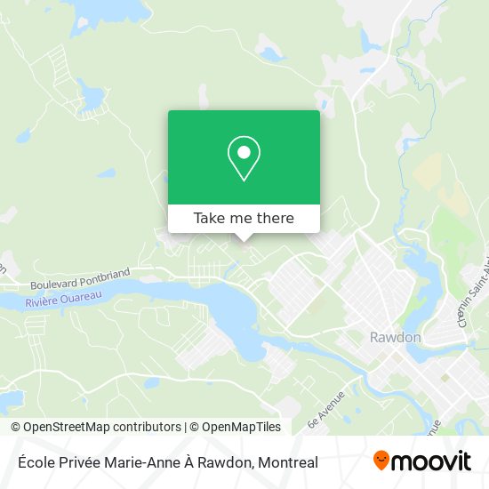École Privée Marie-Anne À Rawdon map