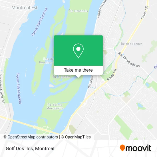 Golf Des Iles map