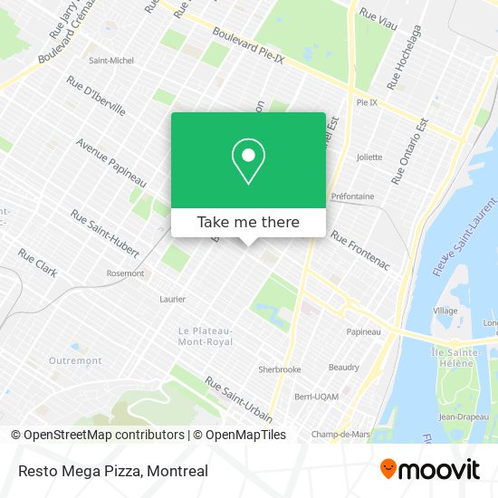 Resto Mega Pizza map
