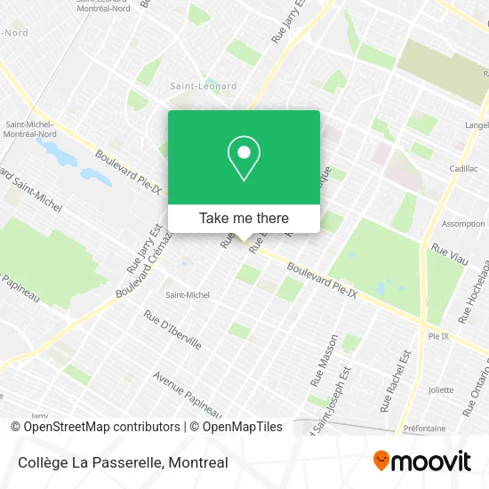 Collège La Passerelle map