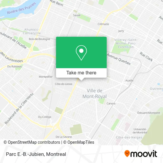 Parc E.-B.-Jubien map