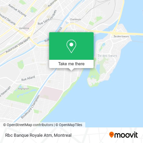 Rbc Banque Royale Atm map