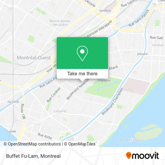Buffet Fu-Lam map