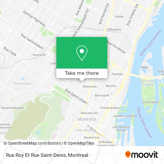 Rue Roy Et Rue Saint-Denis map