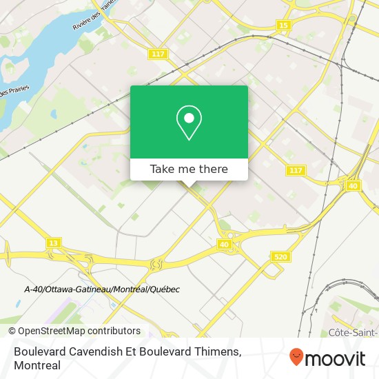 Boulevard Cavendish Et Boulevard Thimens map
