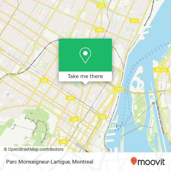 Parc Monseigneur-Lartigue map