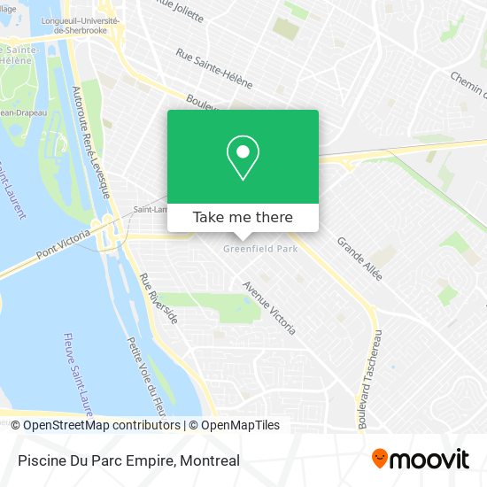 Piscine Du Parc Empire map