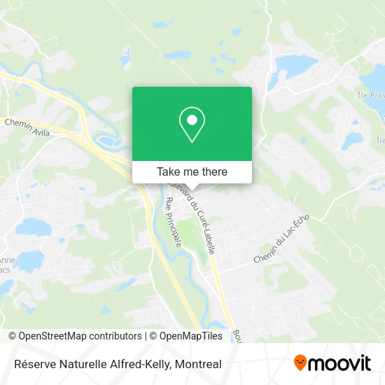 Réserve Naturelle Alfred-Kelly map