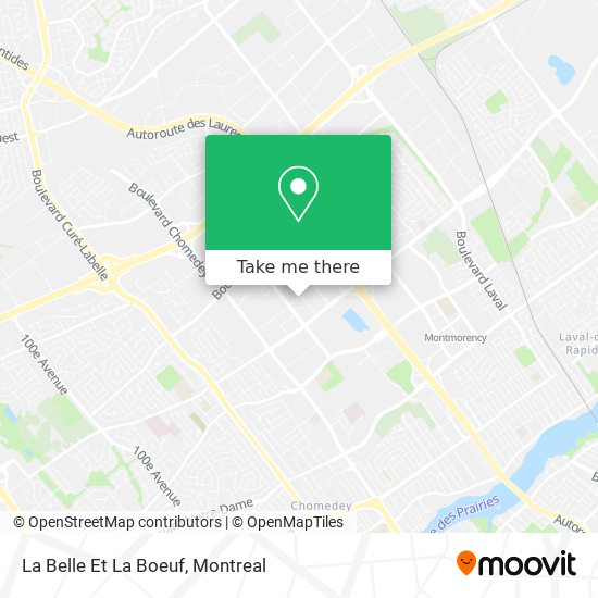 La Belle Et La Boeuf map