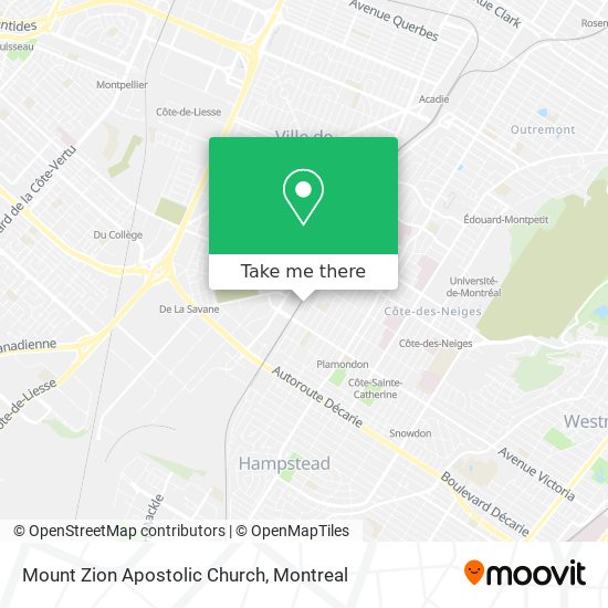 Mount Zion Apostolic Church map