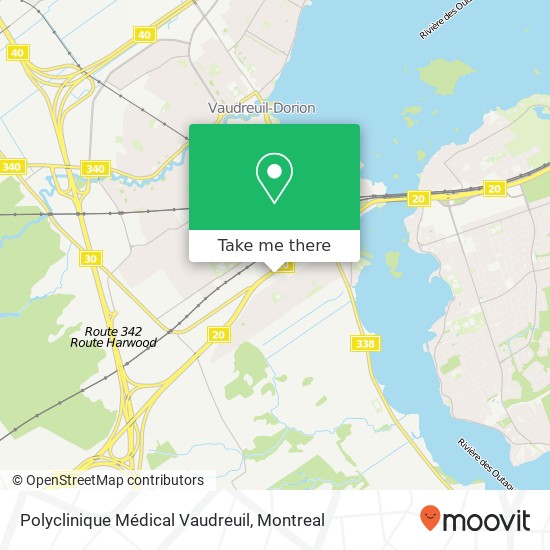 Polyclinique Médical Vaudreuil map