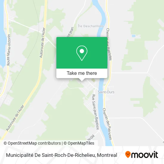 Municipalité De Saint-Roch-De-Richelieu map