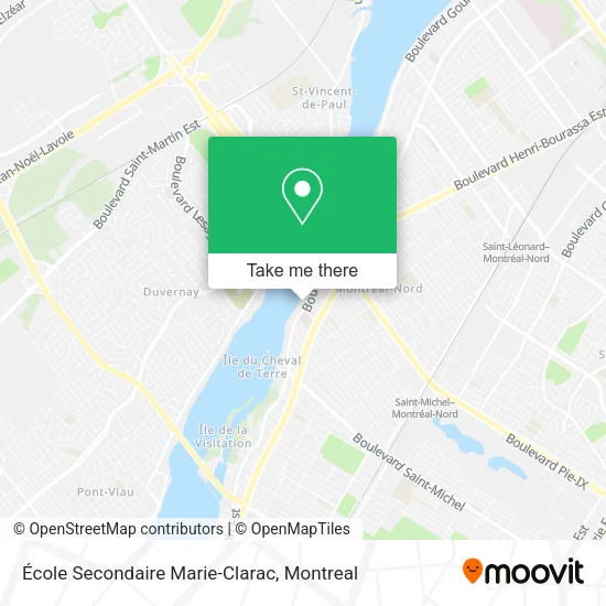 École Secondaire Marie-Clarac map