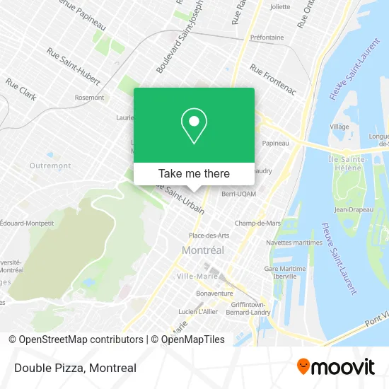 Double Pizza map