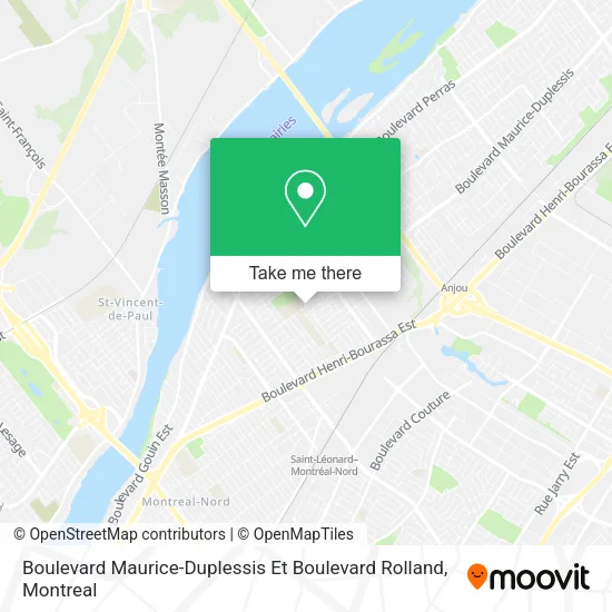 Boulevard Maurice-Duplessis Et Boulevard Rolland map