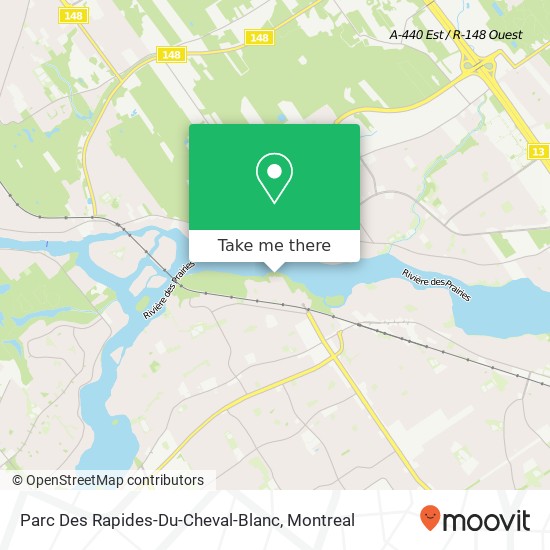 Parc Des Rapides-Du-Cheval-Blanc map