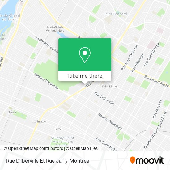 Rue D'Iberville Et Rue Jarry map