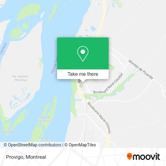 Provigo map