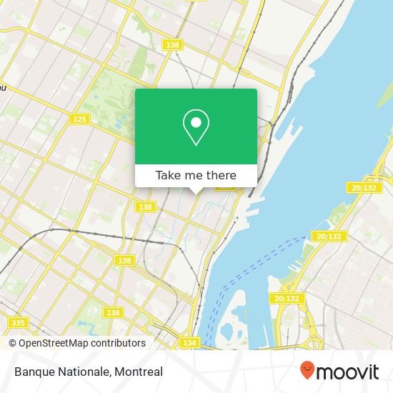 Banque Nationale map