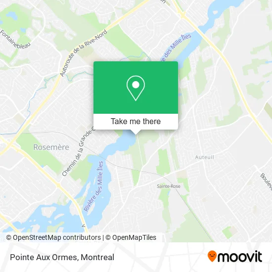 Pointe Aux Ormes map