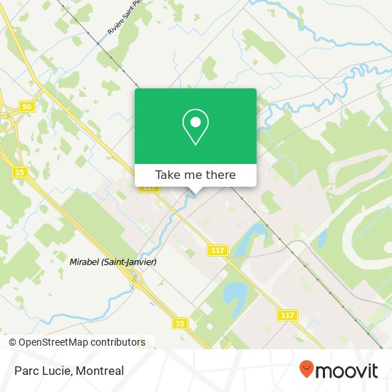 Parc Lucie map