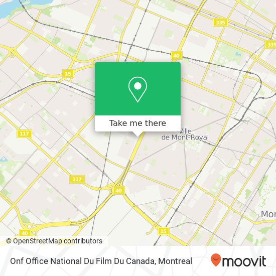 Onf Office National Du Film Du Canada map