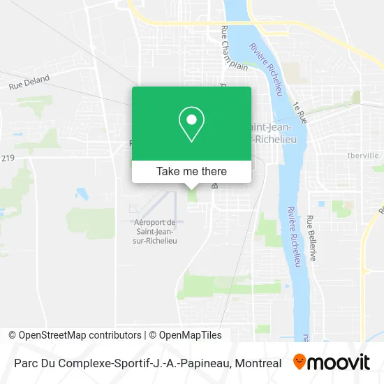 Parc Du Complexe-Sportif-J.-A.-Papineau map