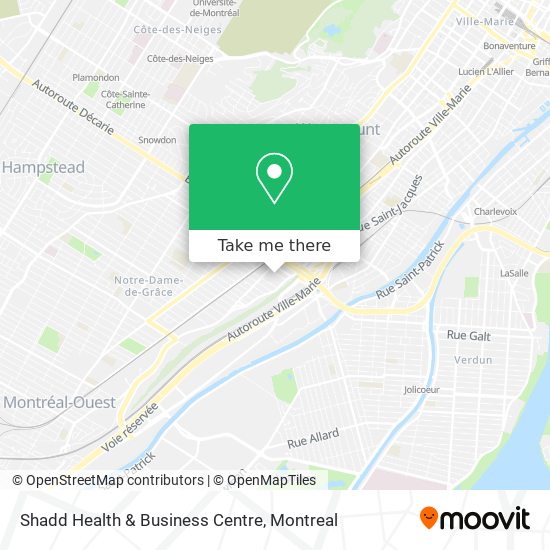 Shadd Health & Business Centre map