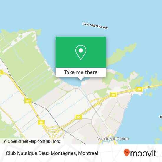 Club Nautique Deux-Montagnes map