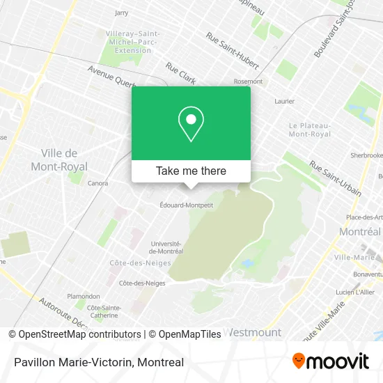 Pavillon Marie-Victorin map