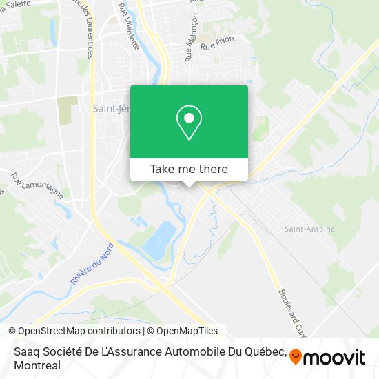 How To Get To Saaq Societe De L Assurance Automobile Du Quebec In Saint Antoine By Bus Train Or Metro